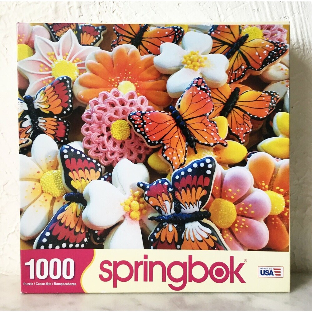 Springbok Butterfly Cookies Jigsaw Puzzle 1000 - 24" x 30" Complete